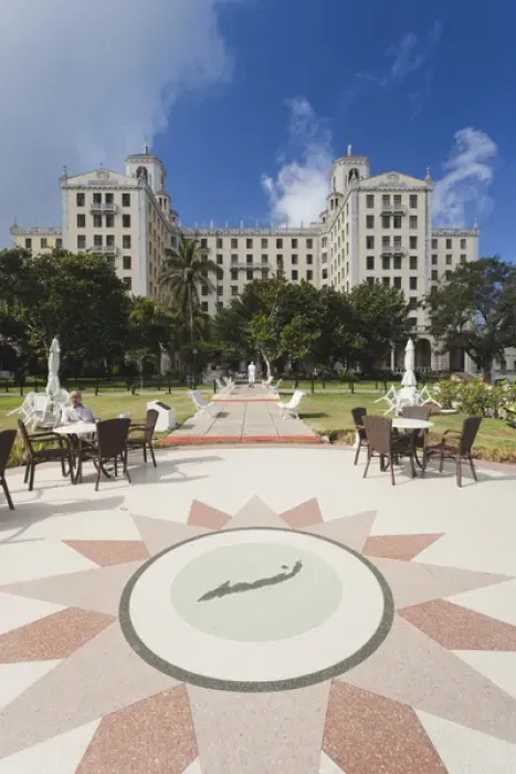 Framed Print : Cuba, Havana, Vedado, Hotel Nacional, exterior