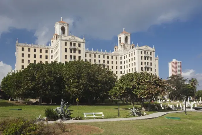 Framed Print : Cuba, Havana, Vedado, Hotel Nacional, exterior