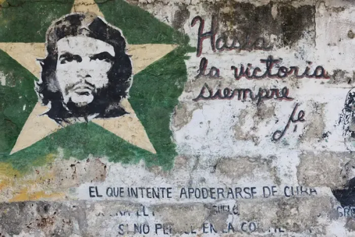 Framed Print : Cuba, Matanzas Province, Varadero, revolutionary wall mural Framed Print : Cuba, Matanzas Province, Varadero, revolutionary wall mural
