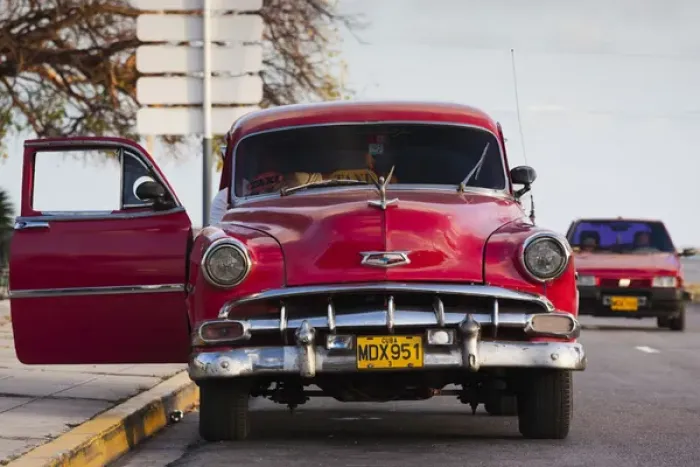 Framed Print : Cuba, Matanzas Province, Varadero, 1950s-era US-made Chevrolet car Framed Print : Cuba, Matanzas Province, Varadero, 1950s-era US-made Chevrolet car