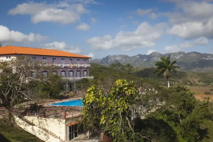 Framed Print : Cuba, Pinar del Rio Province, Vinales, Vinales Valley, HOtel los Jazmines