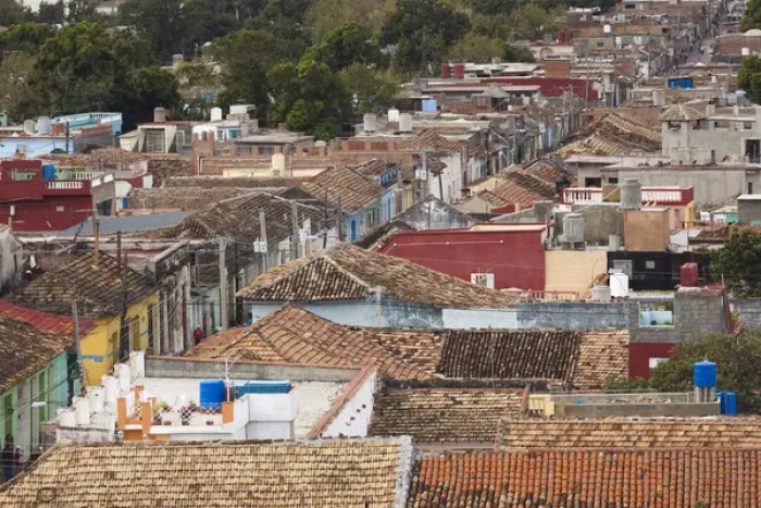 Framed Print : Cuba, Sancti Spiritus Province, Trinidad, elevated town view Framed Print : Cuba, Sancti Spiritus Province, Trinidad, elevated town view
