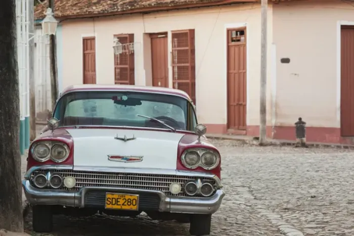 Framed Print : Cuba, Sancti Spiritus Province, Trinidad, 1950s-era US-made Chevrolet car Framed Print : Cuba, Sancti Spiritus Province, Trinidad, 1950s-era US-made Chevrolet car