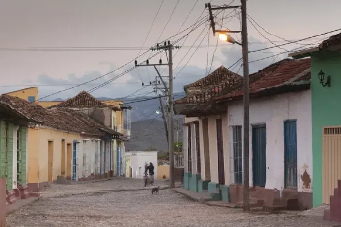 Framed Print : Cuba, Sancti Spiritus Province, Trinidad, street view, dawn Framed Print : Cuba, Sancti Spiritus Province, Trinidad, street view, dawn