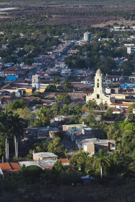 Framed Print : Cuba, Sancti Spiritus Province, Trinidad, elevated town view from the Cerro de la Vigia hill Framed Print : Cuba, Sancti Spiritus Province, Trinidad, elevated town view from the Cerro de la Vigia hill