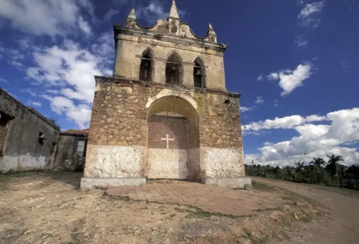 Framed Print : Cuba, Trenedad de Cuba, Old Church
