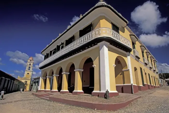 Framed Print : Cuba, Trinidad, historic buildings