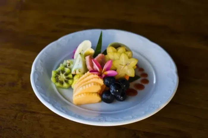Framed Print : Cuisine offered at Fregate Resort Framed Print : Cuisine offered at Fregate Resort