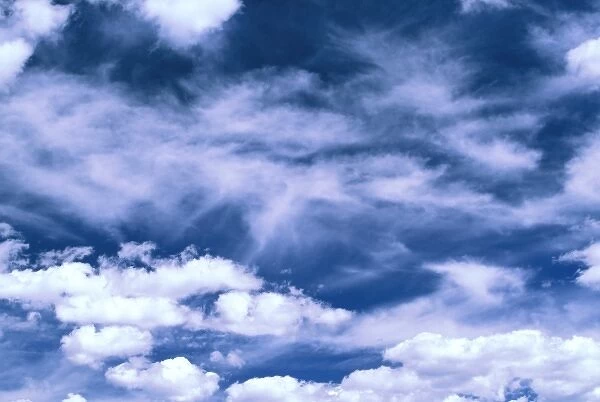 Cumulus cloud pattern