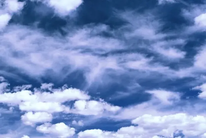 Framed Print : Cumulus cloud pattern