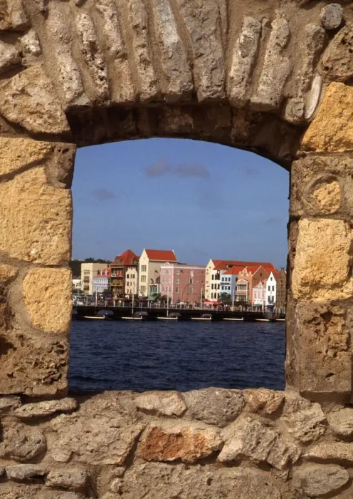 Framed Print : Curacao from fort Framed Print : Curacao from fort
