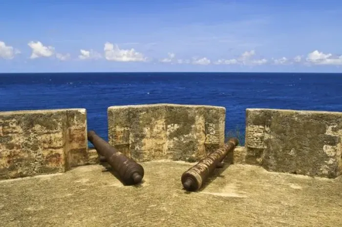 Framed Print : Curacao. Fort Beekenburg Caracas Bay