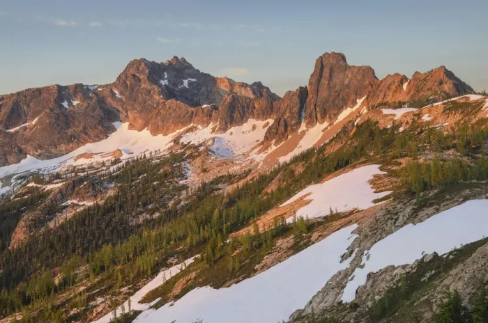 Framed Print : Cutthroat Park at daybreak. Seen from Cutthroat Pass, North Cascades, Washington State Framed Print : Cutthroat Park at daybreak. Seen from Cutthroat Pass, North Cascades, Washington State