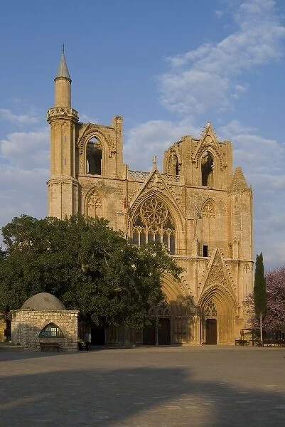 Cyprus, Famagosta, Lala Mustafa Pasha Mosque, former St Nicholas Cathedral