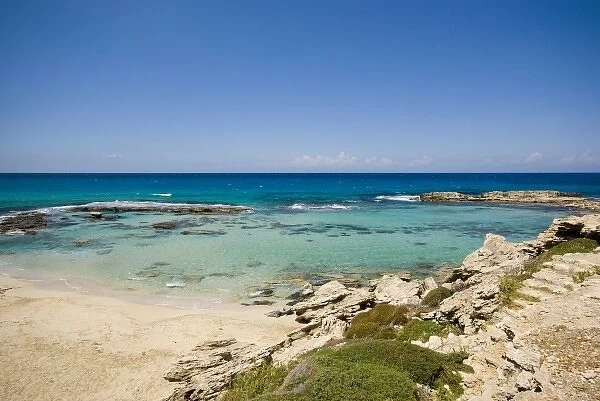 Cyprus, Karpas peninsula, Dipkarpaz, coast and beach near Ayios Philon