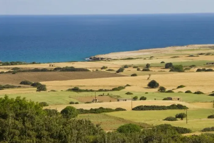 Framed Print : Cyprus, Karpas peninsula, view near Cape Yassu (Yenierenkoy)