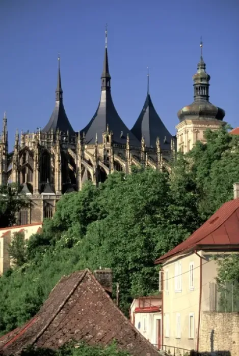 Framed Print : Czech Republic, Kutna Hora. Cathedral of St. Barbara and Former Jesuit College Framed Print : Czech Republic, Kutna Hora. Cathedral of St. Barbara and Former Jesuit College