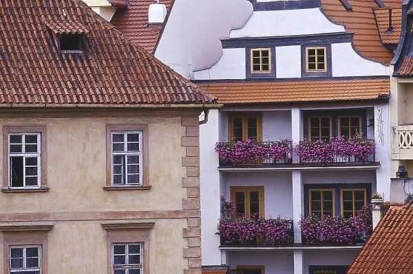 Czech Republic, Prague, Lesser Town (Mala Strana), building exteriors