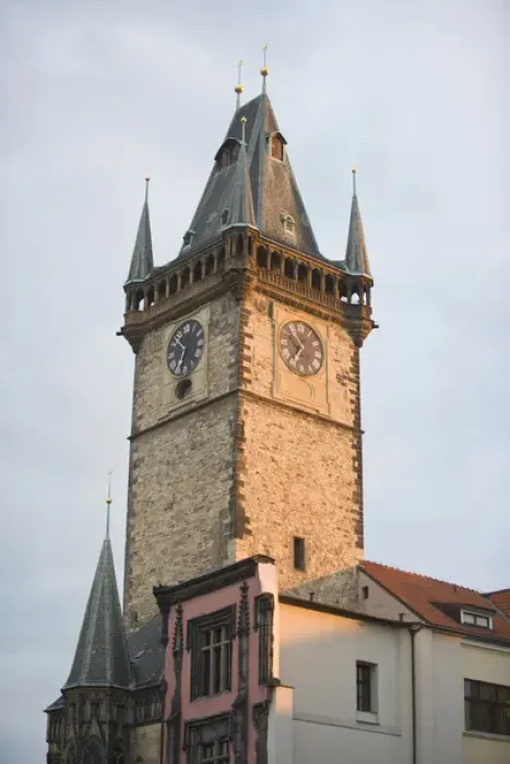 Framed Print : CZECH REPUBLIC, Prague. Old Town Hall Tower