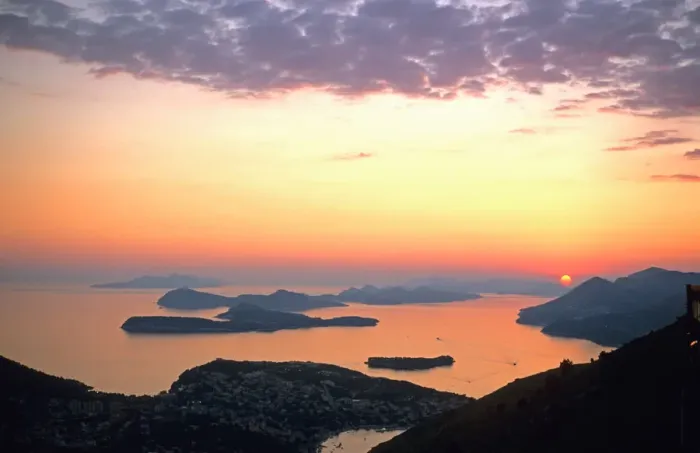 Framed Print : Dalmatian Coast, Dubrovnik, Croatia sunset Framed Print : Dalmatian Coast, Dubrovnik, Croatia sunset