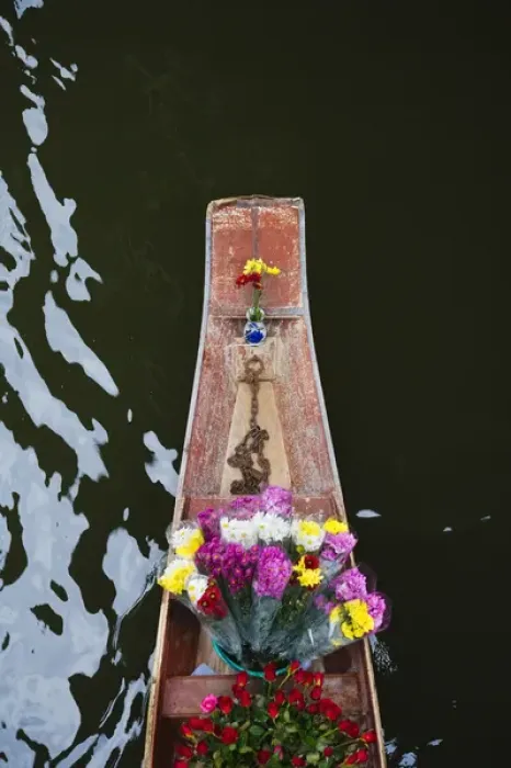 Framed Print : Damnoen Saduak Floating Market, Bangkok, Thailand