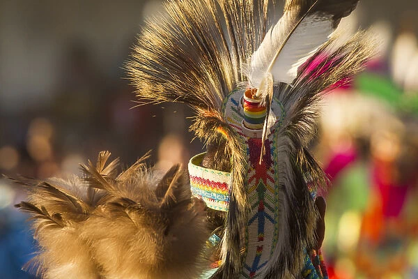 Dancing and Grand march at the North American Indian Days celebration at Browning Montana