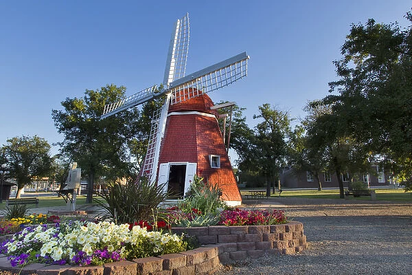 Danish Mill built in 1902 resides in Kenmare, North Dakota, USA