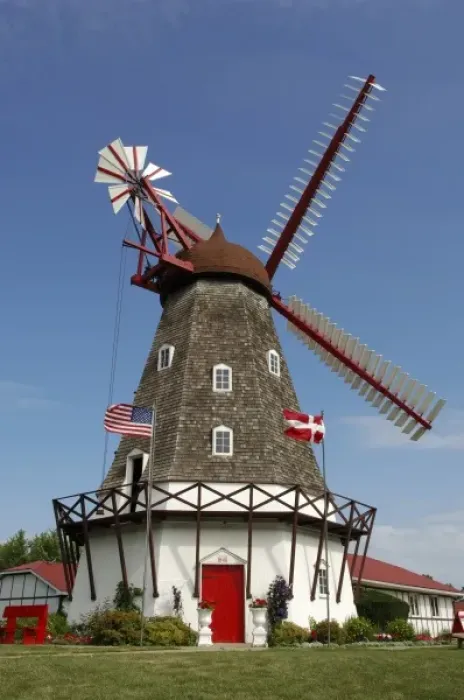 Framed Print : Danish Windmill, Elk Horn, Iowa, United States of America (PR) Framed Print : Danish Windmill, Elk Horn, Iowa, United States of America (PR)