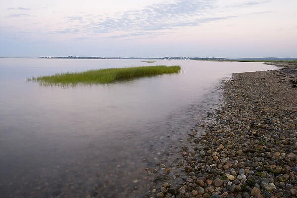 Dawn at Griswold Point, Old Lyme, Connecticut. Mouth of Connecticut River. Long Island Sound