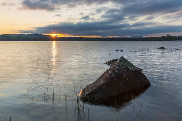 Dawn on Lake Umbagog in Errol, New Hampshire