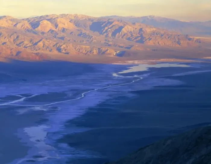 Framed Print : Death Valley National Park, California. USA. View from Dantes View at dawn