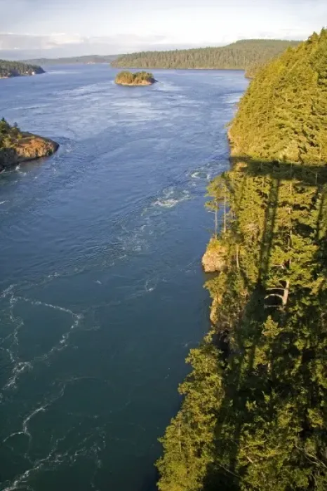 Framed Print : Deception Pass in Island County, Washington Framed Print : Deception Pass in Island County, Washington