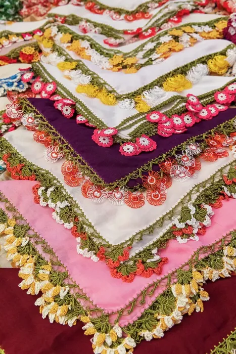 Framed Print : Decorative cloths. Turkey, Nazilli Framed Print : Decorative cloths. Turkey, Nazilli