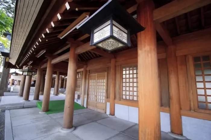 Framed Print : Decorative lanterns line the courtyard of Hokkaido Jingu in Sapporo, which is Hokkaido Framed Print : Decorative lanterns line the courtyard of Hokkaido Jingu in Sapporo, which is Hokkaido