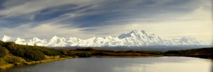 Framed Print : Denali and the Alaska Range front the reflecting Pond, Denali National Park, AK Framed Print : Denali and the Alaska Range front the reflecting Pond, Denali National Park, AK