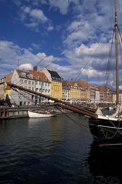 DENMARK, Copenhagen 17th Century Buildings and Port