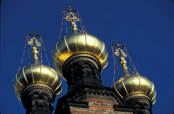 Denmark, Copenhagen Domes of Orthodox Church