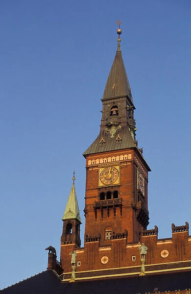 Denmark, Copenhagen, Radhuspladsen. Town Hall