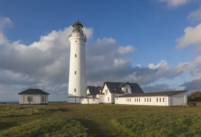 Framed Print : Denmark, Jutland, Hirtshals, Hirtshals Fyr Lighthouse, late afternoon Framed Print : Denmark, Jutland, Hirtshals, Hirtshals Fyr Lighthouse, late afternoon
