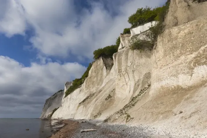 Framed Print : Denmark, Mon, Mons Klimt, 130 meter-high chalk cliffs from the shore Framed Print : Denmark, Mon, Mons Klimt, 130 meter-high chalk cliffs from the shore