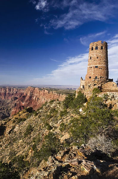 The Desert View Watchtower, Grand Canyon National Park, Arizona, USA