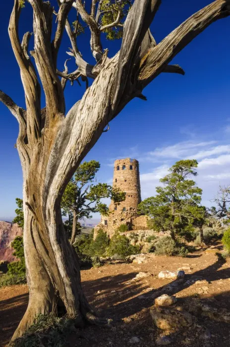 Framed Print : The Desert View Watchtower, Grand Canyon National Park, Arizona, USA