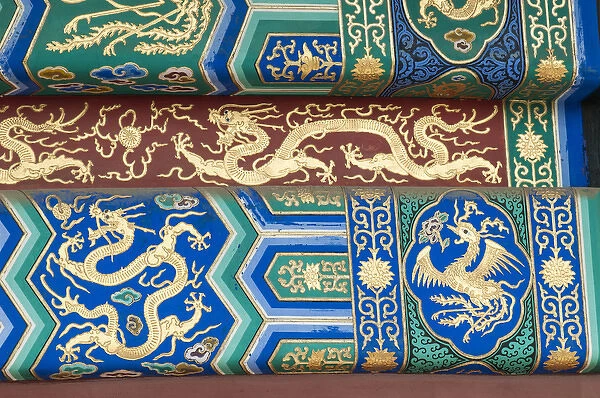 Design details at the Temple of Heaven (Altar of Heaven) Beijing, China