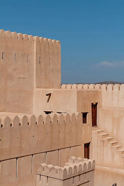 Details of the architecture within Nizwa fort. Nizwa, Oman