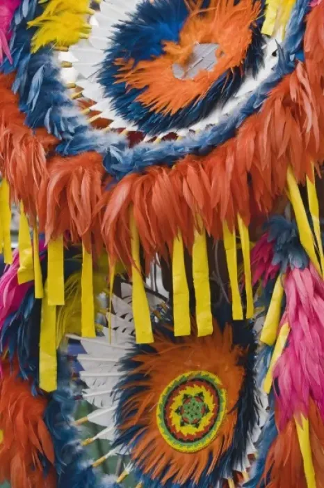 Framed Print : Details of Native American dress, Montana Framed Print : Details of Native American dress, Montana