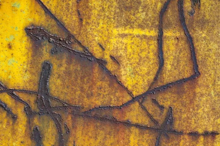Framed Print : Details of rust and paint on metal Framed Print : Details of rust and paint on metal