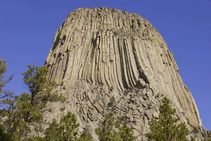 Framed Print : Devils Tower National Monument, Wyoming, North America, USA. South Side of Devils Tower Framed Print : Devils Tower National Monument, Wyoming, North America, USA. South Side of Devils Tower