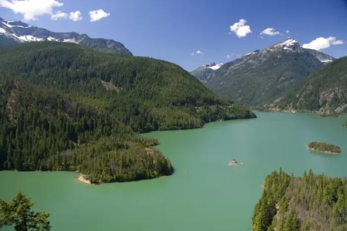 Framed Print : Diablo Lake in the North Cascade Range, Washington Framed Print : Diablo Lake in the North Cascade Range, Washington