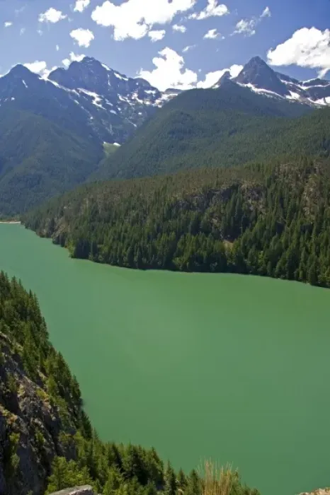 Framed Print : Diablo Lake in the North Cascade Range, Washington Framed Print : Diablo Lake in the North Cascade Range, Washington