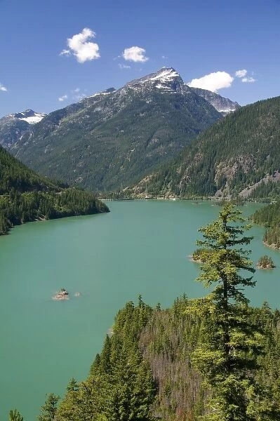 Diablo Lake in the North Cascade Range, Washington